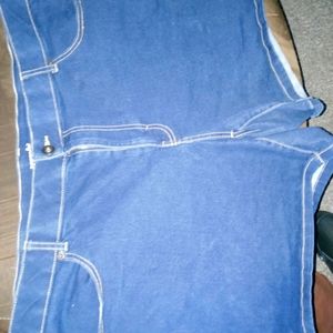Denim jean shorts